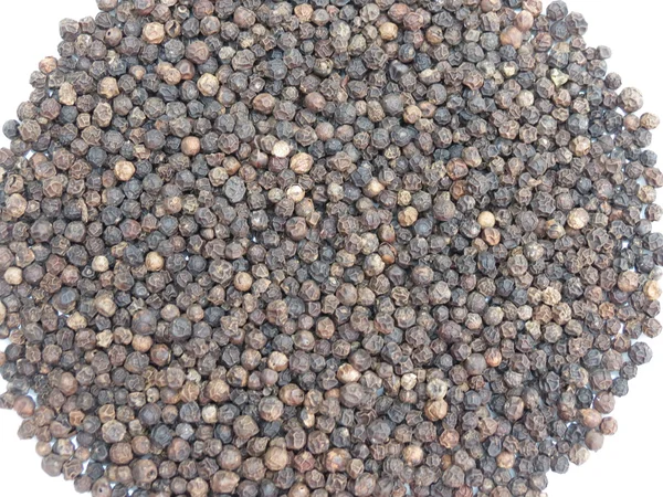 Black pepper peppercorns — Stock Photo, Image