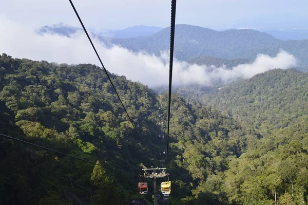 Genting Highlands Malaysia February 2016 Cable Car Genting Skyway Genting — 스톡 사진
