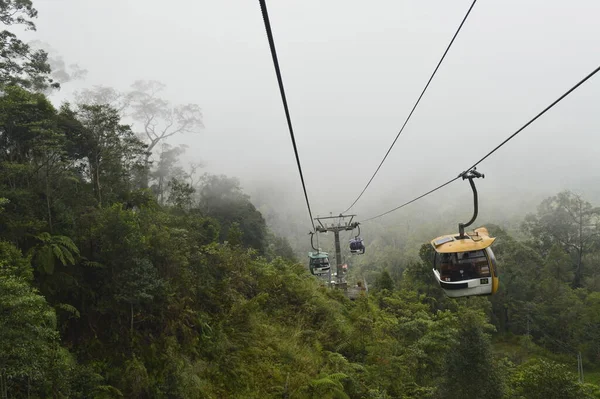 Genting Highlands Malezja Lutego 2016 Kolejka Linowa Genting Skyway Genting — Zdjęcie stockowe