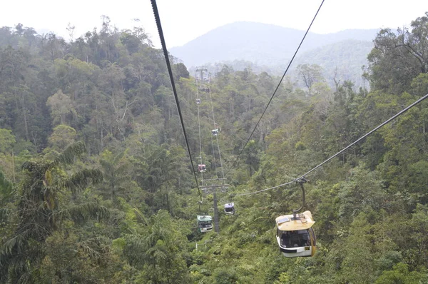 Genting Highlands Malaysia February 2016 Cable Car Genting Skyway Genting — 스톡 사진