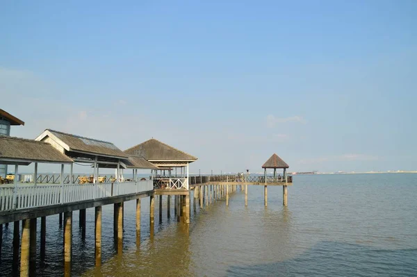 Pontian Johor Abril 2016 Tanjung Piai Resort Localizado Pontian Malásia — Fotografia de Stock