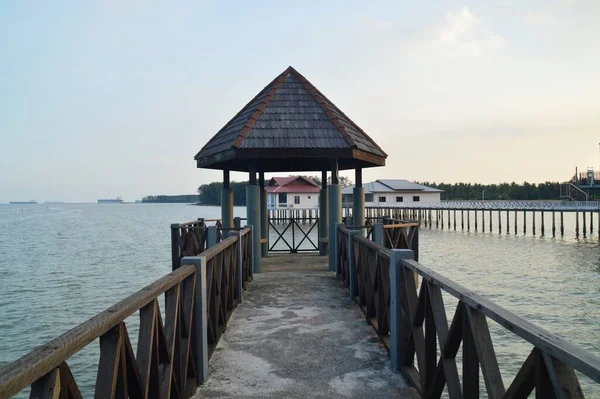 Pontian Johor Kwietnia 2016 Tanjung Piai Resort Położony Pontian Malezja — Zdjęcie stockowe