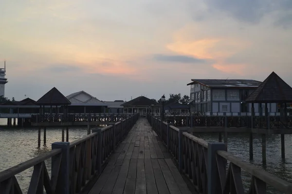 Pontian Johor Kwietnia 2016 Tanjung Piai Resort Położony Pontian Malezja — Zdjęcie stockowe