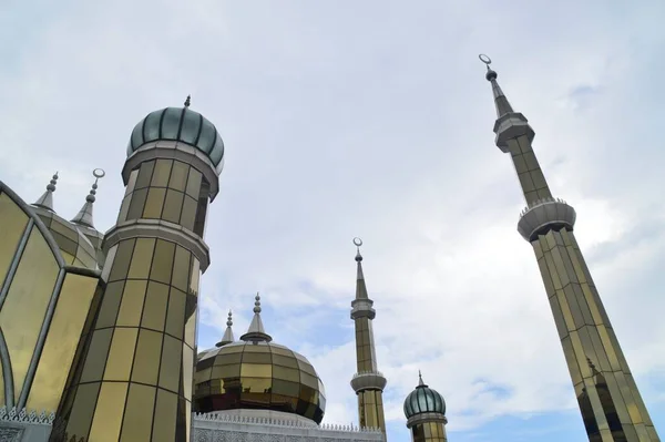 Kuala Terengganu Malesia Settembre 2019 Moschea Cristallo Masjid Kristal Una — Foto Stock