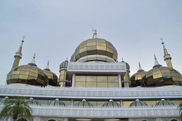 Куала Теренггану Малайзия Сентября 2019 Года Хрустальная Мечеть Масджид Кристал — стоковое фото