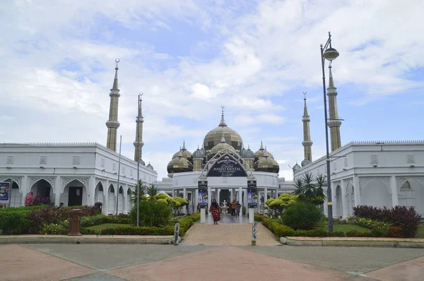 Kuala Terengganu Malajsie Září 2019 Křišťálová Mešita Nebo Masjid Kristal — Stock fotografie