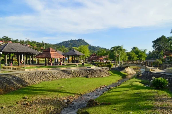 Baling Kedah Malaysia Juni 2019 Över Ulu Legong Hotspring Rekreationspark — Stockfoto