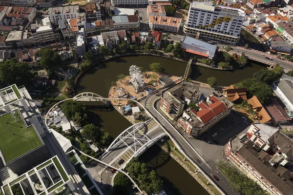 Melaka Malaysia Januar 2020 Luftaufnahme Der Historischen Stadt Melaka — Stockfoto