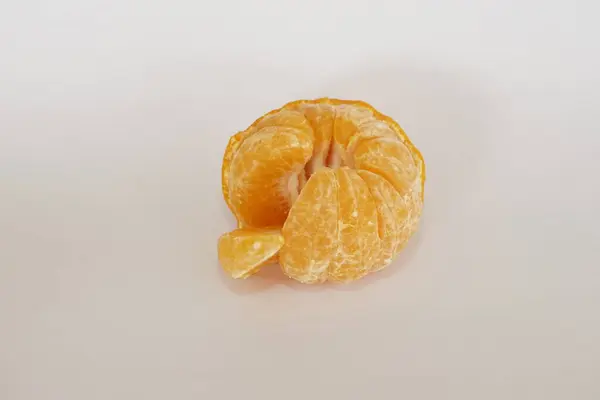 Fruta Lima Mandarina Sobre Fondo Blanco — Foto de Stock