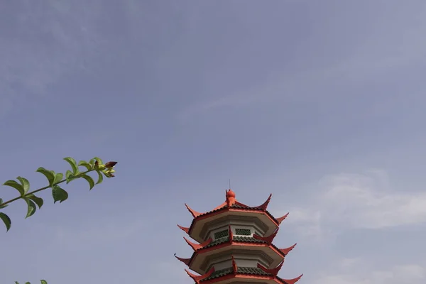 Melaka Maleisië November 2019 Een Melaka Chinese Moskee Toren Kerubong — Stockfoto