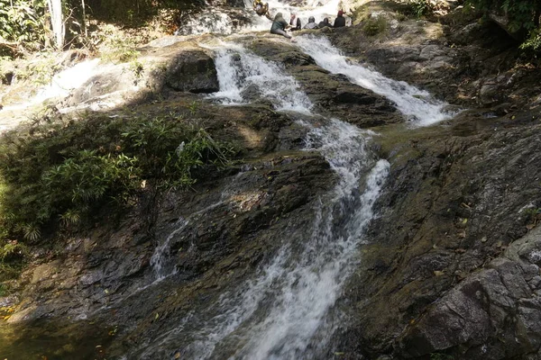 Γραφική Θέα Του Καταρράκτη Gunung Ledang Johor Μαλαισία — Φωτογραφία Αρχείου