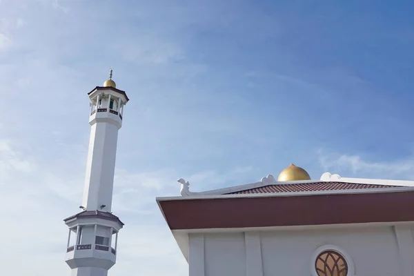 Alor Gajah Melaka Malasia Diciembre 2019 Vista Mezquita Masjid Rahman — Foto de Stock