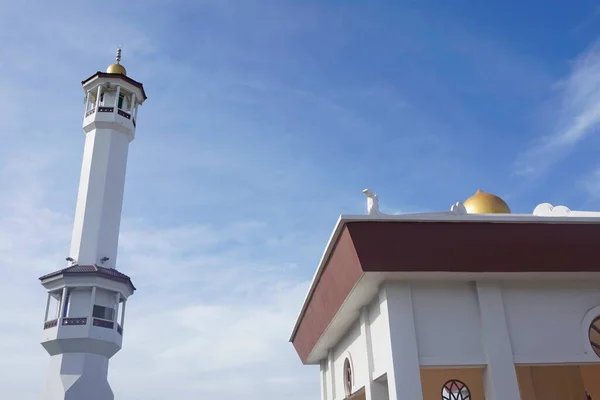 Alor Gajah Melaka Malasia Diciembre 2019 Vista Mezquita Masjid Rahman — Foto de Stock