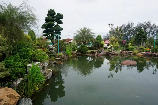 Kulim Malajsie Prosince 2019 Pohled Zelenou Veřejnou Zahradu Parku Mbi — Stock fotografie