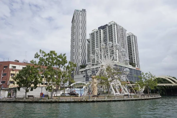 Melaka Malajsie Listopadu 2019 Shore Building Blue Sky Melaka City — Stock fotografie