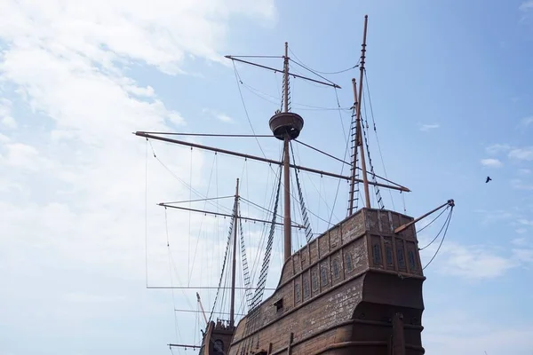 Melaka Malaysia Juli 2020 Närbild Melaka Maritm Museum Byggnad Melaka — Stockfoto