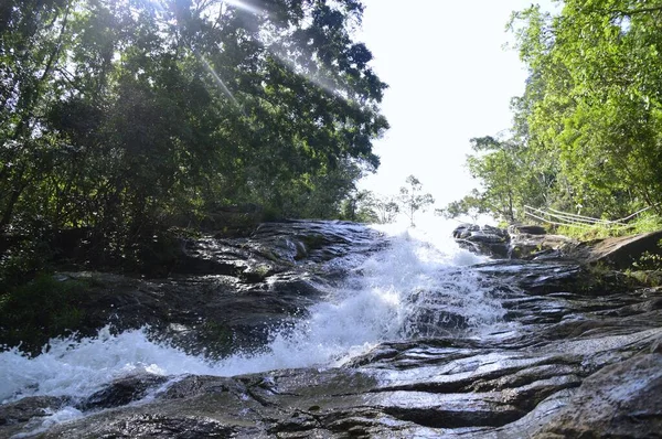 Γραφική Θέα Του Καταρράκτη Gunung Ledang Johor Μαλαισία — Φωτογραφία Αρχείου