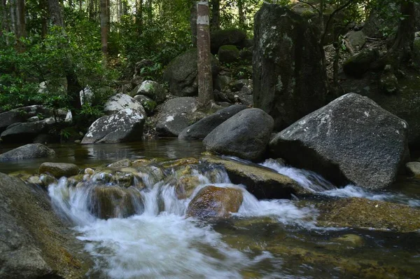 Γραφική Θέα Του Καταρράκτη Gunung Ledang Johor Μαλαισία — Φωτογραφία Αρχείου