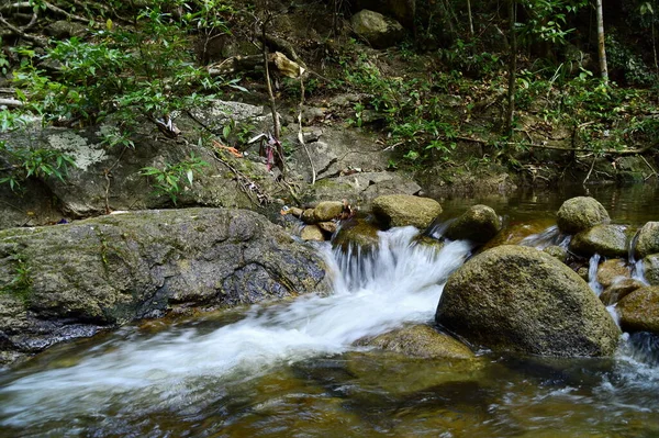 Γραφική Θέα Του Καταρράκτη Gunung Ledang Johor Μαλαισία — Φωτογραφία Αρχείου