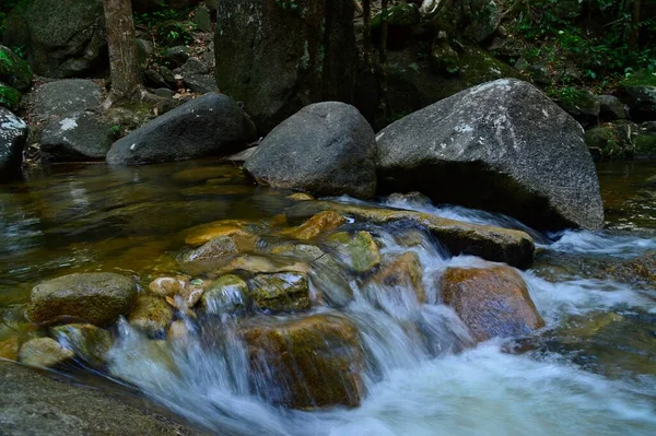 Γραφική Θέα Του Καταρράκτη Gunung Ledang Johor Μαλαισία — Φωτογραφία Αρχείου