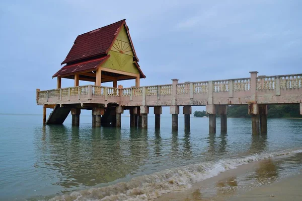 Melaka Malaisie Juillet 2020 Point Repère Plage Tanjung Bidara Situé — Photo