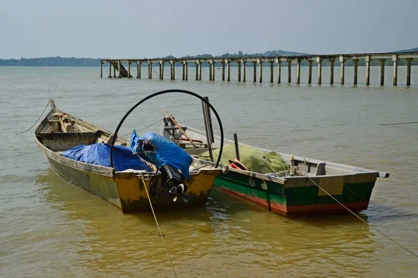 Порт Диксон Негери Сембилан Малайзия Августа 2020 Года Противолодочная Лодка — стоковое фото
