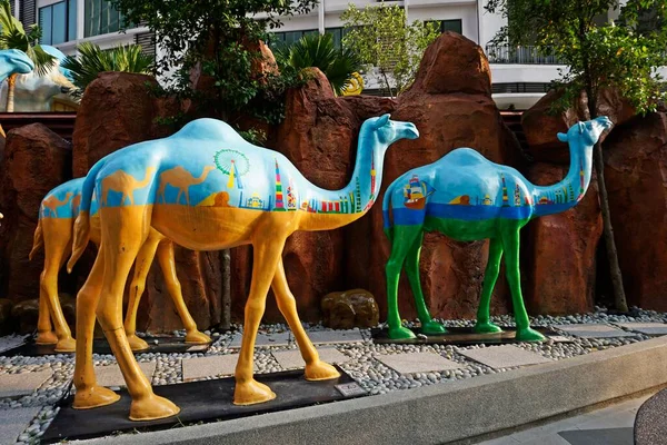 Shah Alam Selangor Malásia Setembro 2019 Réplica Camelos Shah Alam — Fotografia de Stock