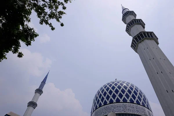 Shah Alam Malajzia Szeptember 2019 Nézet Masjid Sultan Salahudin Abdul — Stock Fotó