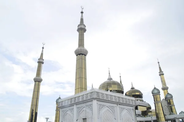 Kuala Terengganu Malaysia September 2019 Kristallmoskén Eller Masjid Kristal Moské — Stockfoto
