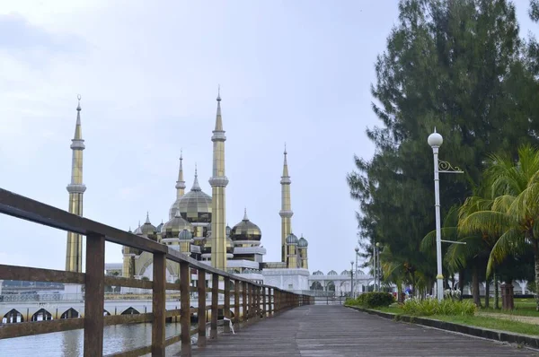 Kuala Terengganu Malasia Septiembre 2019 Mezquita Cristal Masjid Kristal Una — Foto de Stock