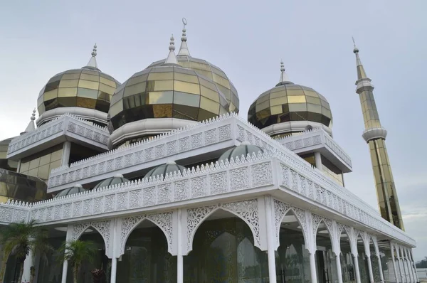 Kuala Terengganu Malásia Setembro 2019 Mesquita Cristal Masjid Kristal Uma — Fotografia de Stock