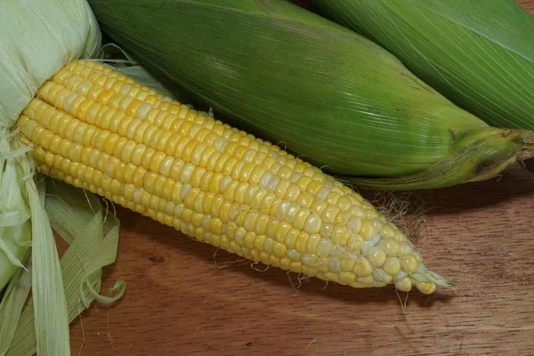 Close Sweet Corn — Stock Photo, Image