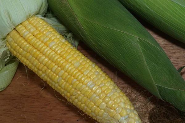 Close Sweet Corn — Stock Photo, Image