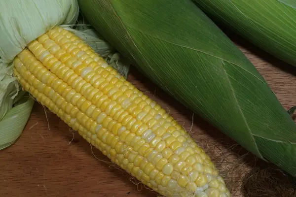 Close Sweet Corn — Stock Photo, Image