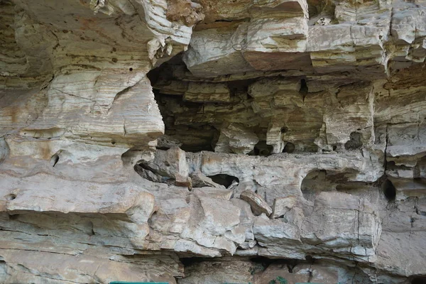 Мальовничий Вид Печери Кам Яна Текстура — стокове фото