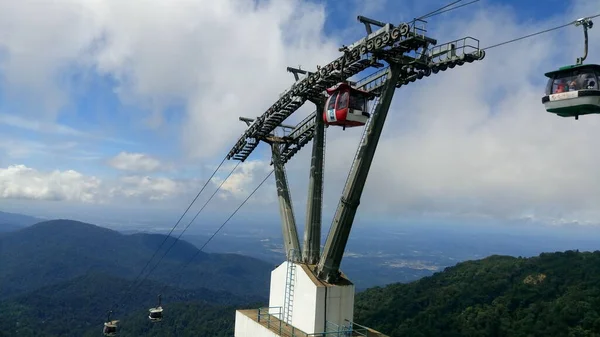 Genting Skyway Kolejka Linowa Obsługująca Genting Highlands Położona Genting Highlands — Zdjęcie stockowe