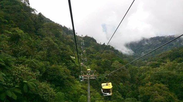 Genting Skyway Система Канатных Дорог Обслуживающая Гентинское Нагорье Расположенное Гентинском — стоковое фото