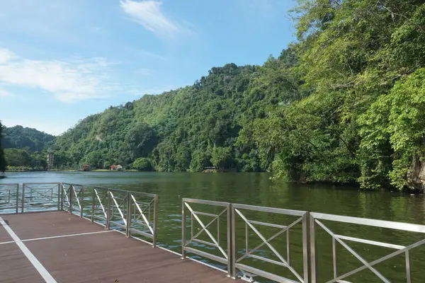 Vista Panorâmica Parque Recreativo Gunung Lang Localizado Ipoh Perak Malásia — Fotografia de Stock