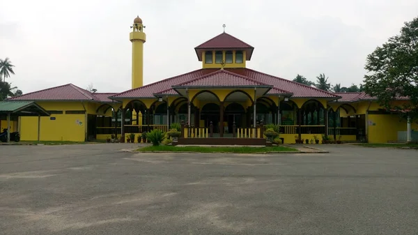 View Masjid Jamek Bandar Triang Located Bentong Pahang Malaysia — Stock Photo, Image