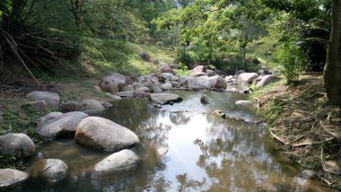 Jeram Tengkek Şelalesi, Batu Kikir, Negeri Sembilan, Malezya