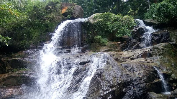 Jeram Tengkek Waterfall Located Batu Kikir Negeri Sembilan Malaysia — Stock Photo, Image
