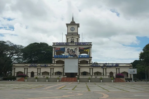 Monumento Bandar Maharani Ubicado Tanjung Emas Muar Johor Malasia — Foto de Stock