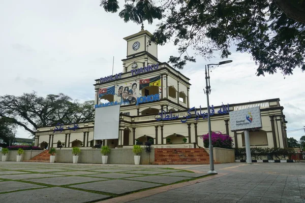 Monumento Bandar Maharani Ubicado Tanjung Emas Muar Johor Malasia — Foto de Stock