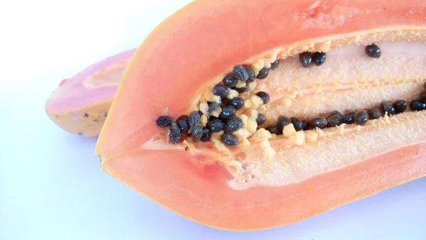 Primer Plano Fruta Papaya — Foto de Stock