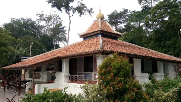 Masjid Machap Láma Vagy Machap Régi Mecset Található Kampung Machap — Stock Fotó