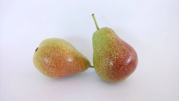 Fruta Pêra Sobre Fundo Branco — Fotografia de Stock
