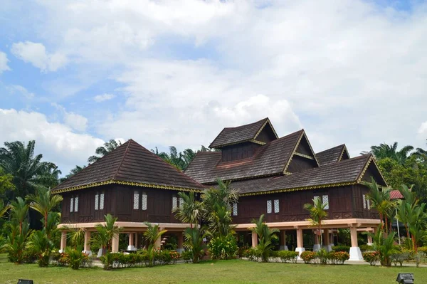 Rembau Museum Replica Raja Melewar Palace Museum Provides Information Adat — Stock Photo, Image