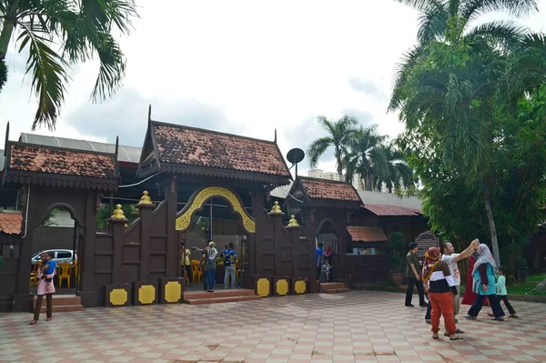 Kampung Kraftangan Girişi Kota Bharu Kelantan Malezya — Stok fotoğraf