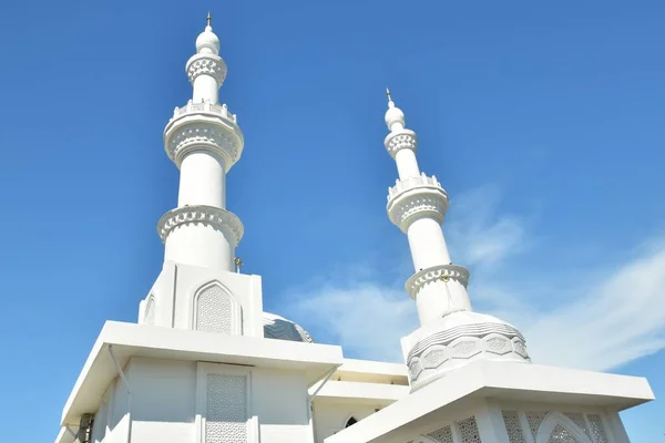 Torre Jamek Putra Mesquita Masjid Tanah Malaca Malásia — Fotografia de Stock