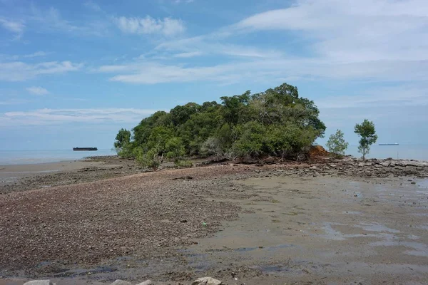 Odizolowana Wyspa Pulau Konet Położona Melaka Malezja — Zdjęcie stockowe
